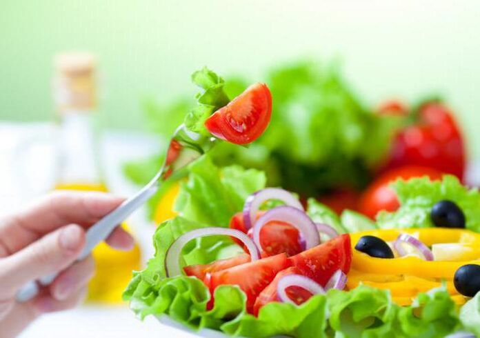 haftasiga 5 kg vazn yo'qotish uchun sabzavotli salat